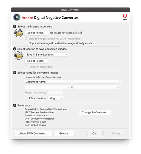 Adobe DNG Converter 